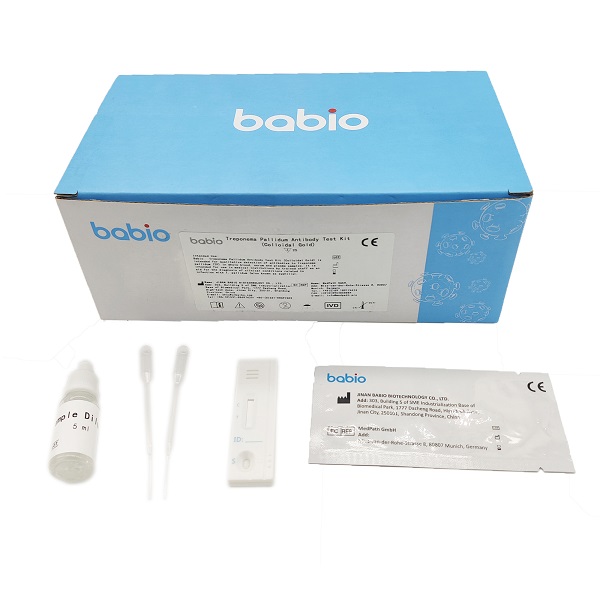 Bộ xét nghiệm kháng thể Treponema Pallidum (Vàng keo)